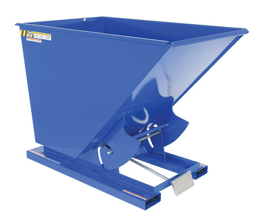 1-1/2 Cubic Yard Self-Dumping Steel Hopper w/Bump Release & 6,000-lbs Capacity